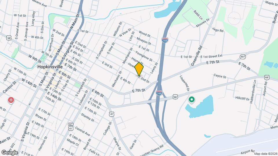 1101 E 2nd St Map and Location Details