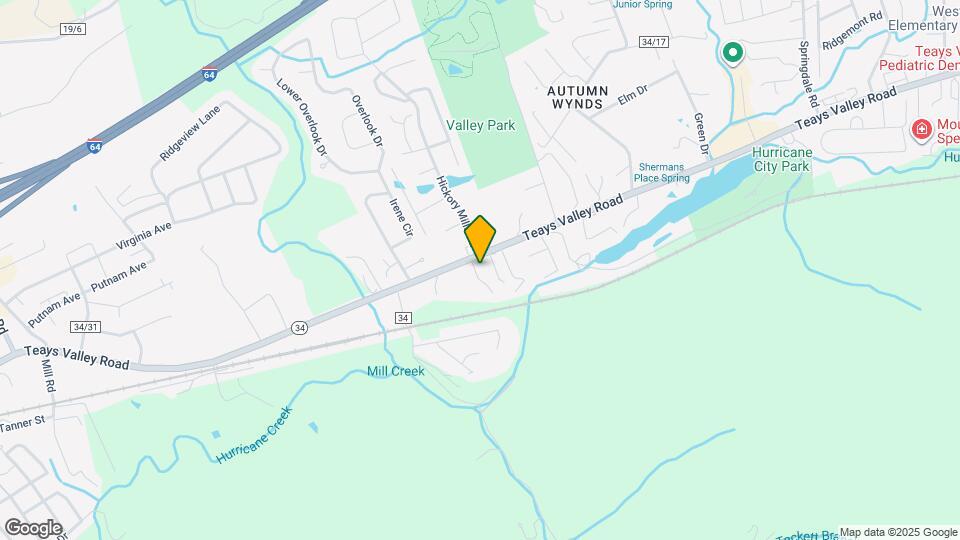 3425 Teays Valley Road Map and Location Details