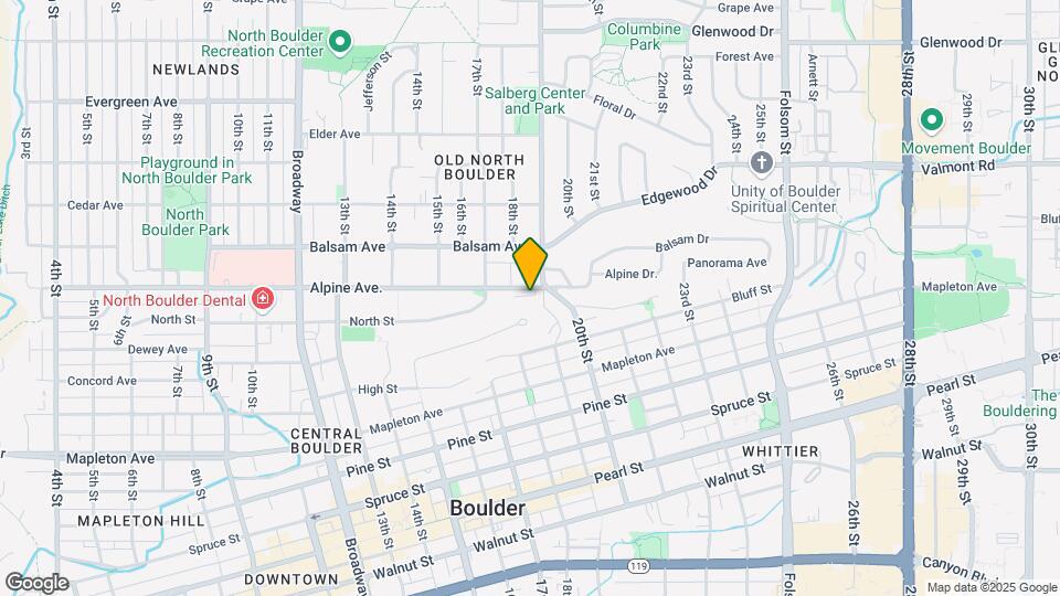 1840 Alpine Ave Mapa y Detalles de la Ubicación