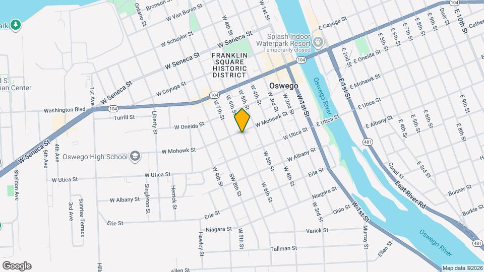 160 W 6th St, Unit 160 W 6th St Oswego Mapa y Detalles de la Ubicación