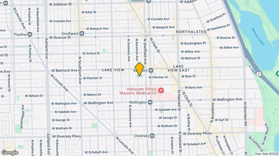 3125 N Kenmore Ave Mapa y Detalles de la Ubicación