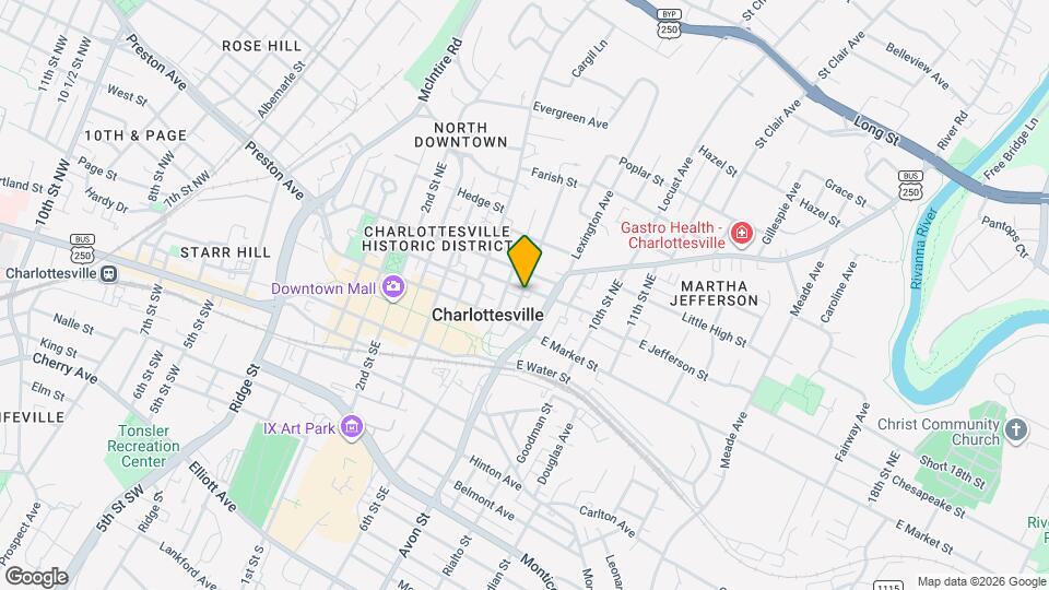 806 E Jefferson St, Unit C Map and Location Details