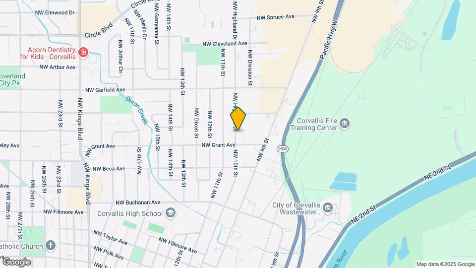 1421-1443 NW Highland Dr Map and Location Details