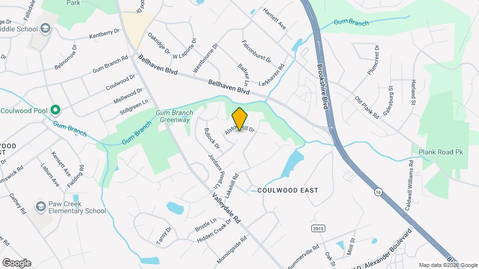 1035 Clover Gap Dr Mapa y Detalles de la Ubicación