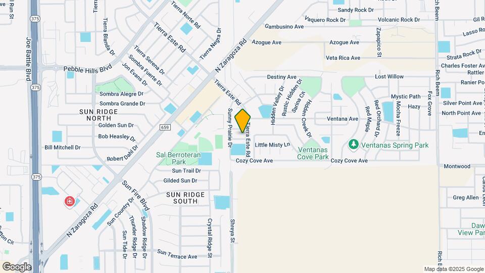 12721 Cozy Creek Dr Map and Location Details