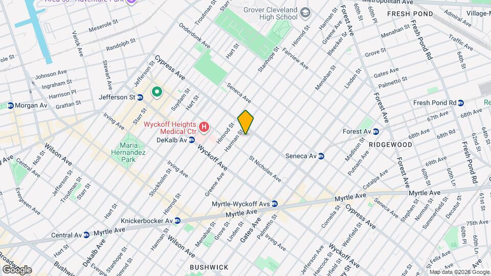 1517 Greene Ave, Unit 1 Map and Location Details