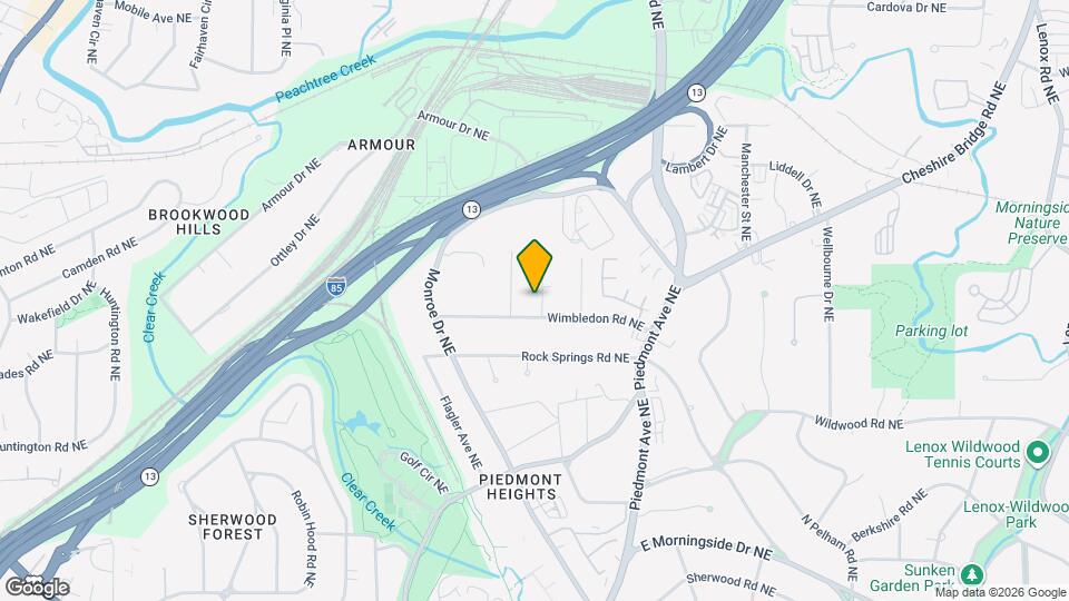 1932 Lebanon Dr NE Map and Location Details