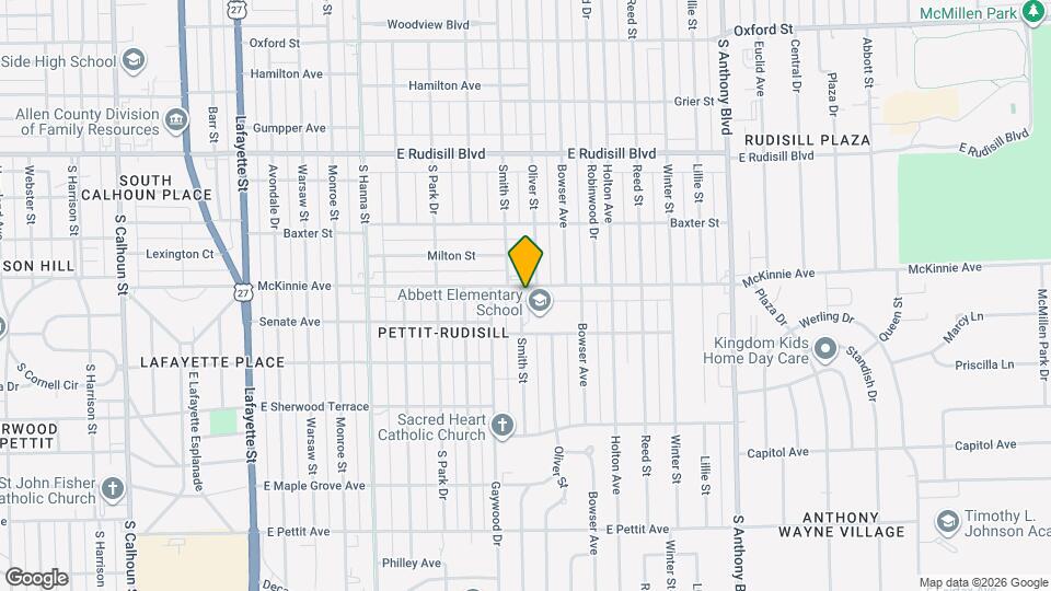 1102 McKinnie Ave Map and Location Details