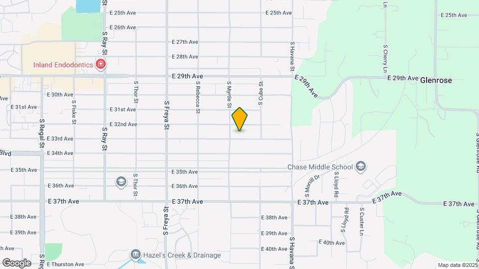 4017 E 33rd Ave Map and Location Details