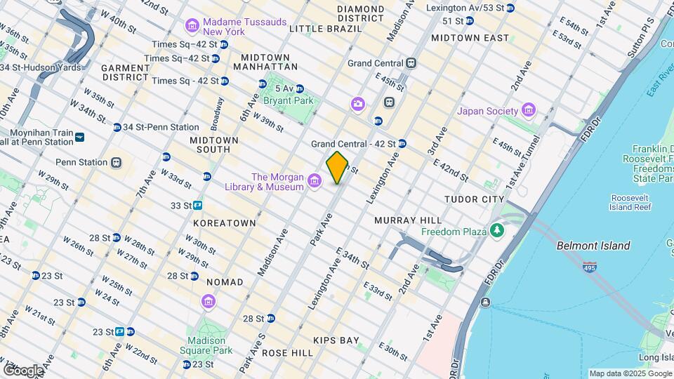 52 Park Ave Map and Location Details
