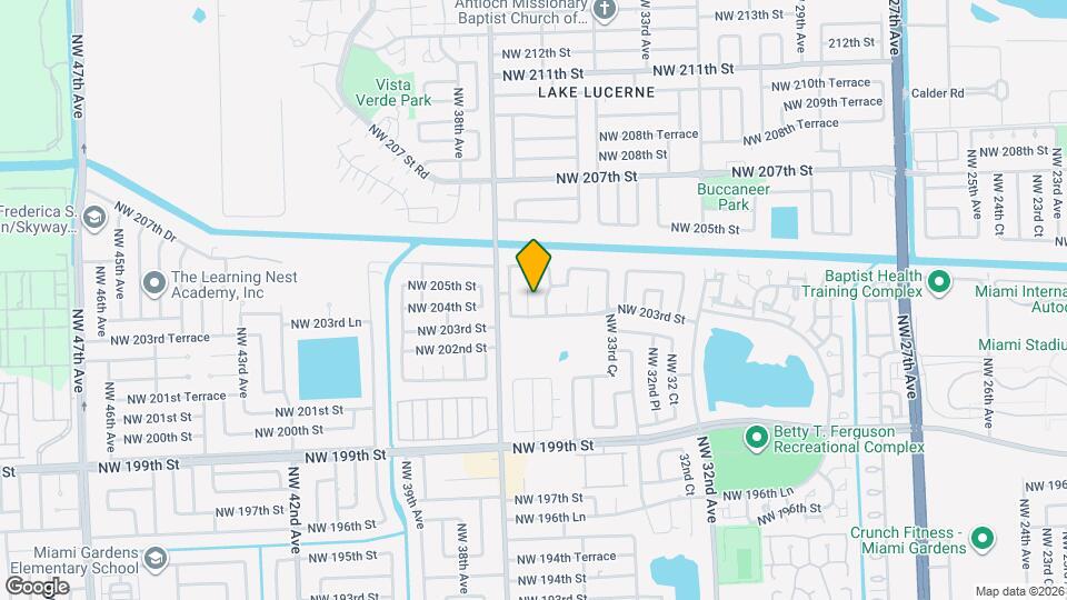 20333 NW 36th Ave Map and Location Details