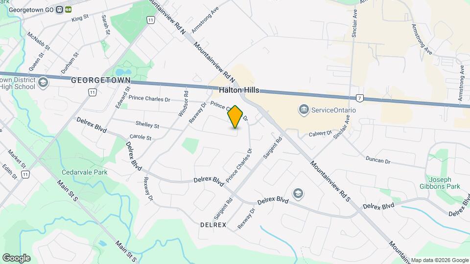 43 McIntyre Crescent Map and Location Details