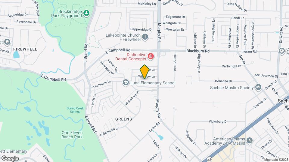 1209 Donegal Ln Map and Location Details