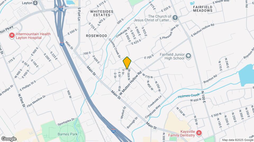 817 N 600 W Map and Location Details