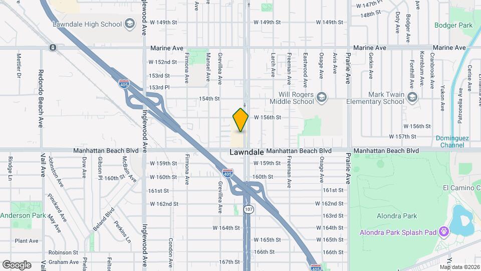 4157 1/2 W 162nd St Map and Location Details
