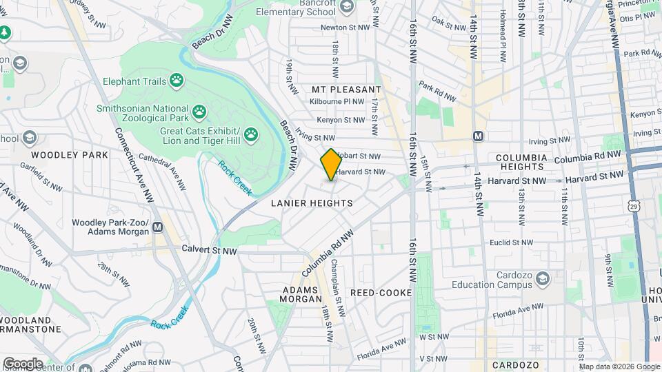 2908 18th St NW, Unit SI ID1609820P Mapa y Detalles de la Ubicación