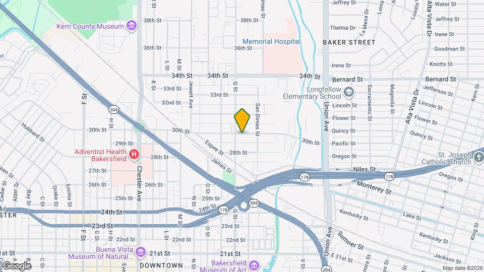 715 30th St Map and Location Details