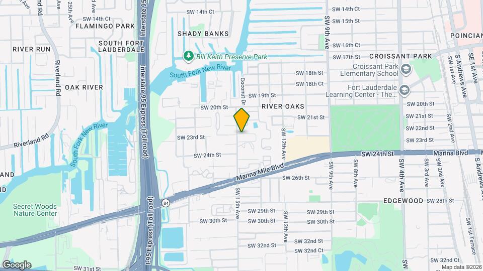 1454 SW 23rd St Map and Location Details