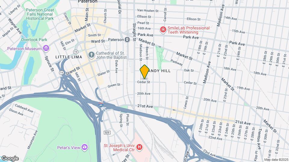 59 Cedar St Map and Location Details