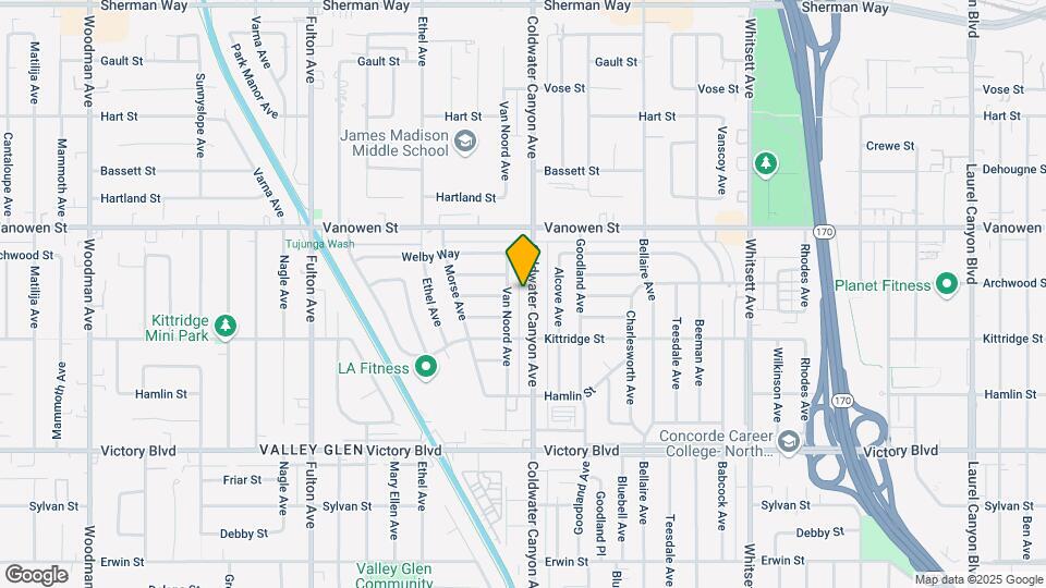 6645 Coldwater Canyon Ave Map and Location Details