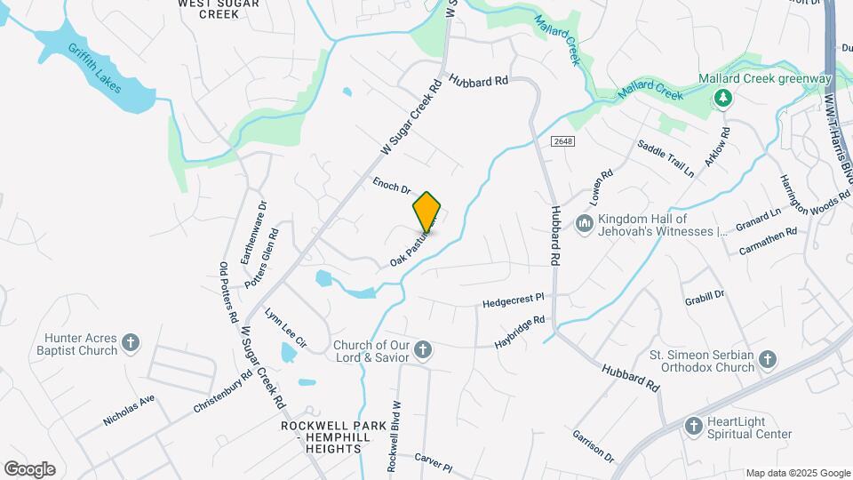 5022 Oak Pasture Ln Map and Location Details