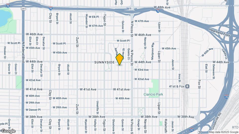 4328 Raritan St Map and Location Details