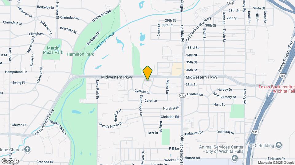 3701 Southmoor Ln Map and Location Details