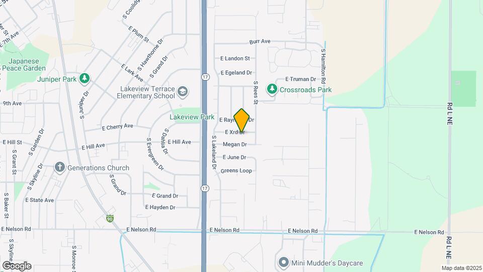 1403 E Xrd Dr Map and Location Details