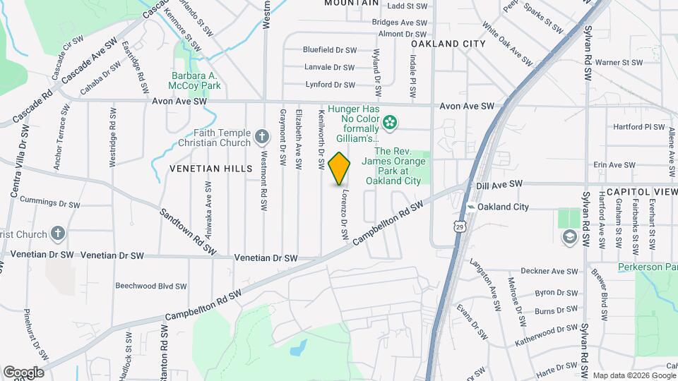 1357 Lorenzo Dr SW Map and Location Details