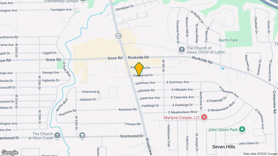 1403 Dawnwood Dr Map and Location Details