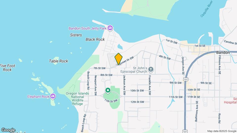 975 Ocean Dr SW Map and Location Details