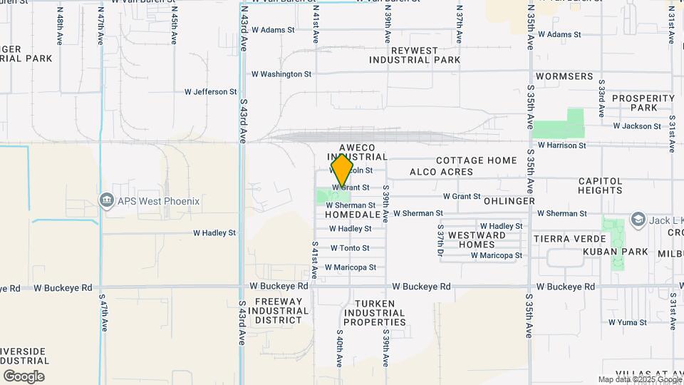 4009 W Grant St Map and Location Details