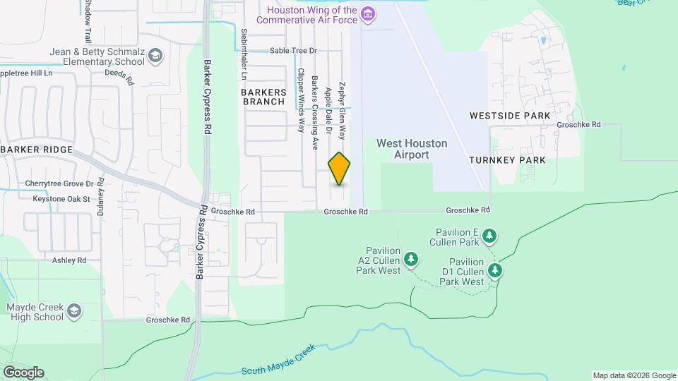 3027 Zephyr Glen Way Map and Location Details