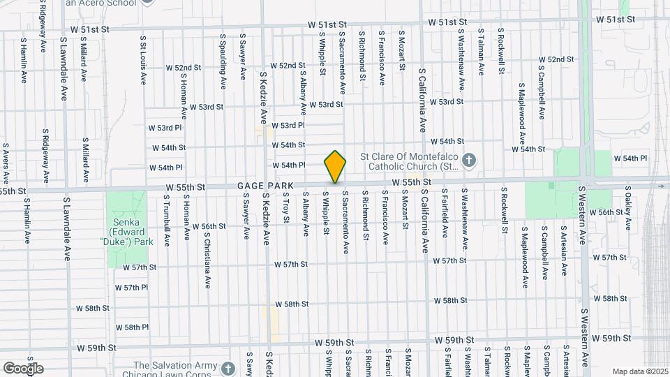 3013 W 55th St Map and Location Details