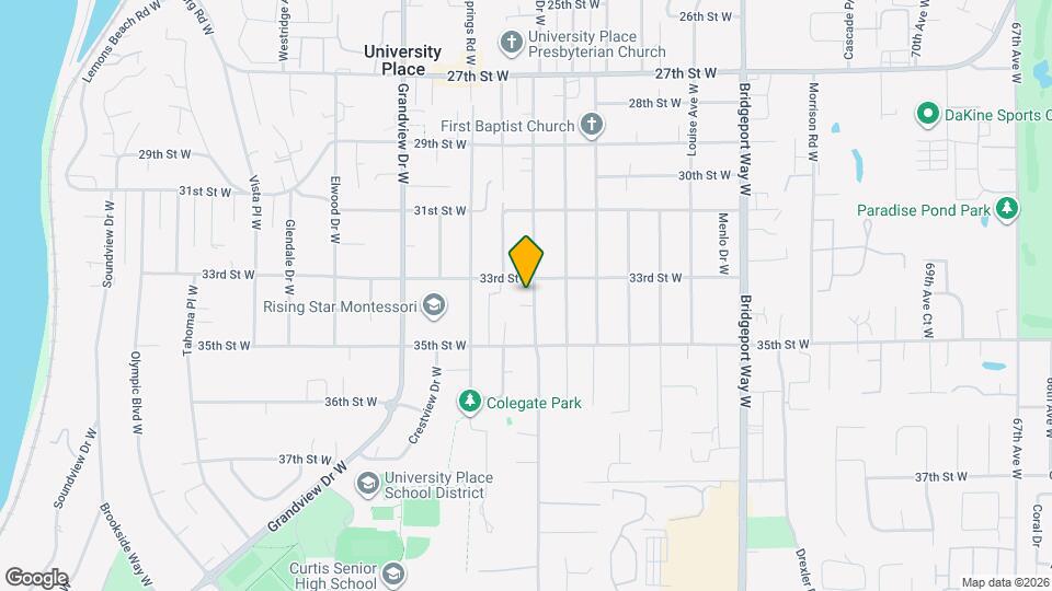 3310 Sunset Dr W Map and Location Details