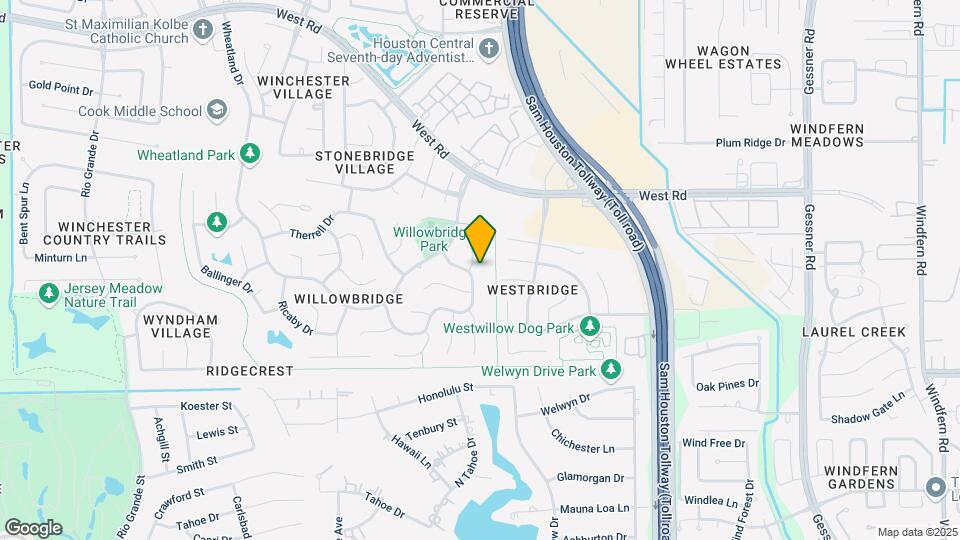 8802 Willacy Ct Map and Location Details