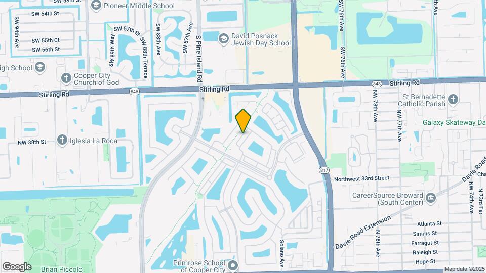 8378 NW 39th Ct Map and Location Details