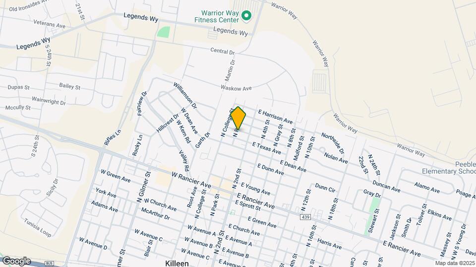 1508 N Park St Mapa y Detalles de la Ubicación
