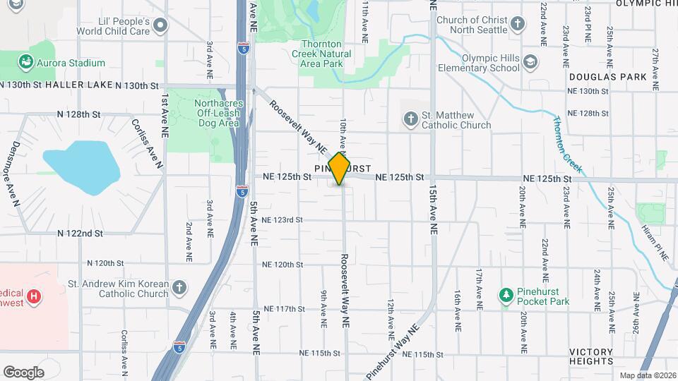 12345 Roosevelt Way NE Map and Location Details