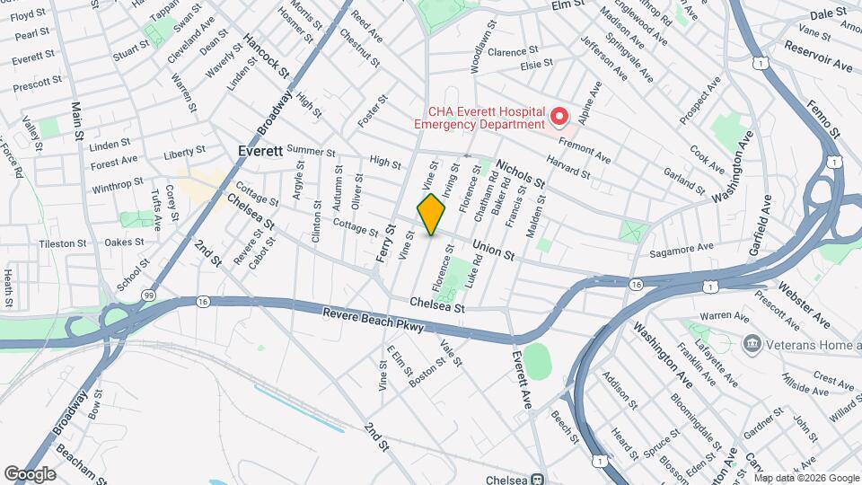 57 Irving St, Unit Irving St Map and Location Details