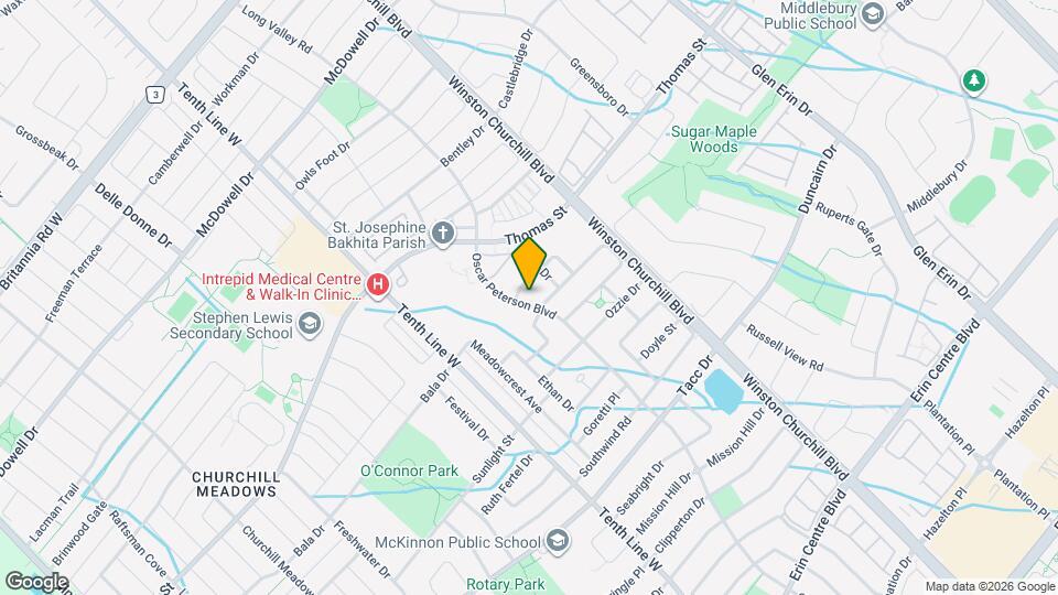 5557 Oscar Peterson Blvd Map and Location Details