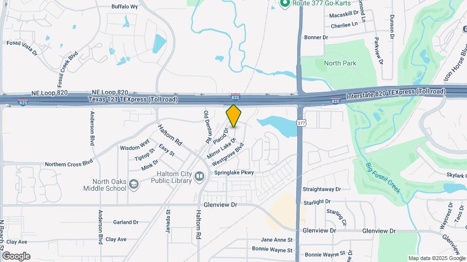 5213 Mirror Lake Dr Map and Location Details