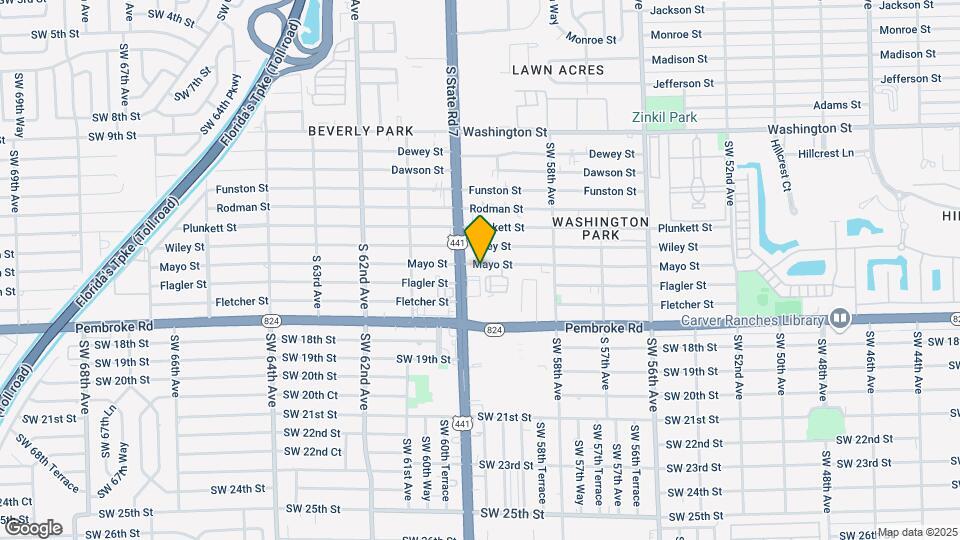 5928 Mayo St Map and Location Details