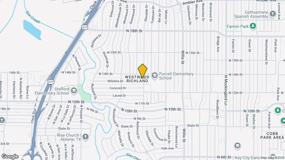 3702 Wilshire Dr Map and Location Details