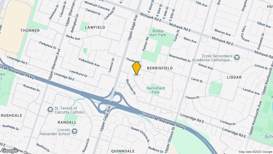 29 Birchcliffe Crescent Map and Location Details