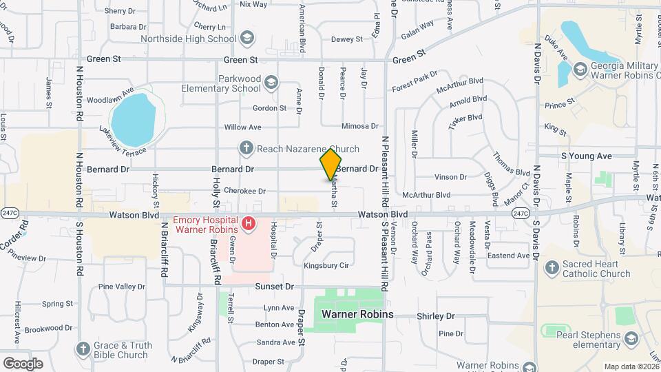 300 Cherokee Dr Map and Location Details