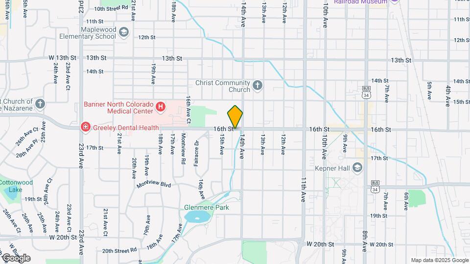 1412 16th St Map and Location Details