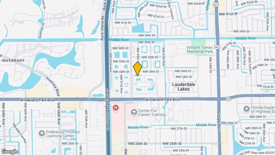 3361 NW 47th Terrace Map and Location Details