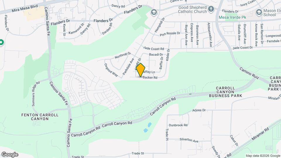 7735 Backer Rd Map and Location Details