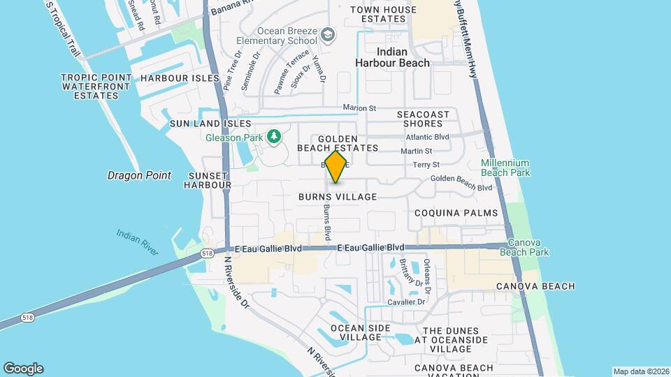 1036 Ashley Ave Map and Location Details